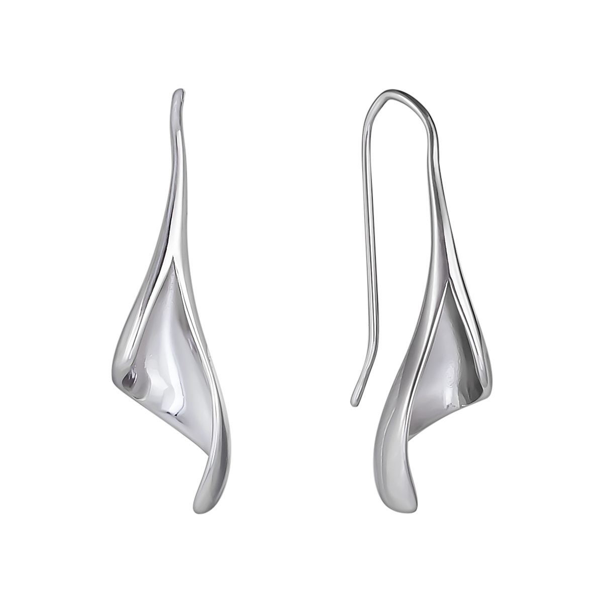 

Серьги продевки из серебра Balex Jewellery 2435900083, 2435900083