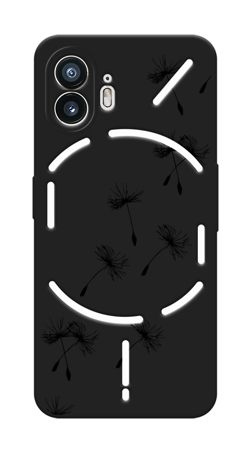 

Чехол Awog на Nothing Phone (2) "Летящие одуванчики", Черный, 3300252-1