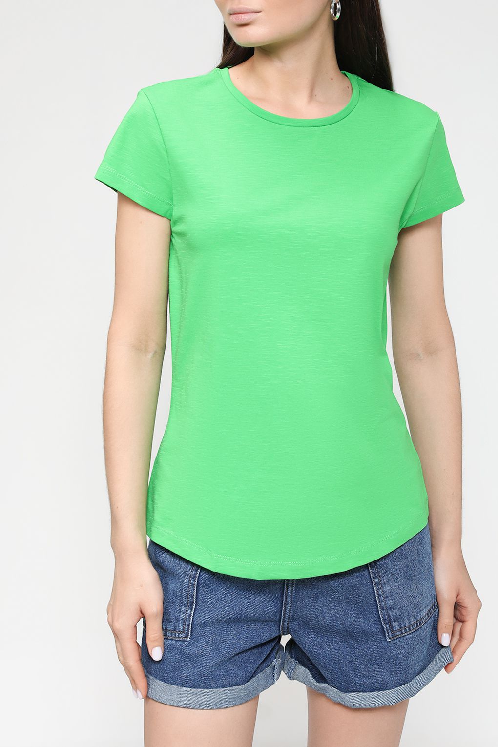 

Футболка женская Esprit Casual 023EE1K329 зеленая M, Зеленый, 023EE1K329