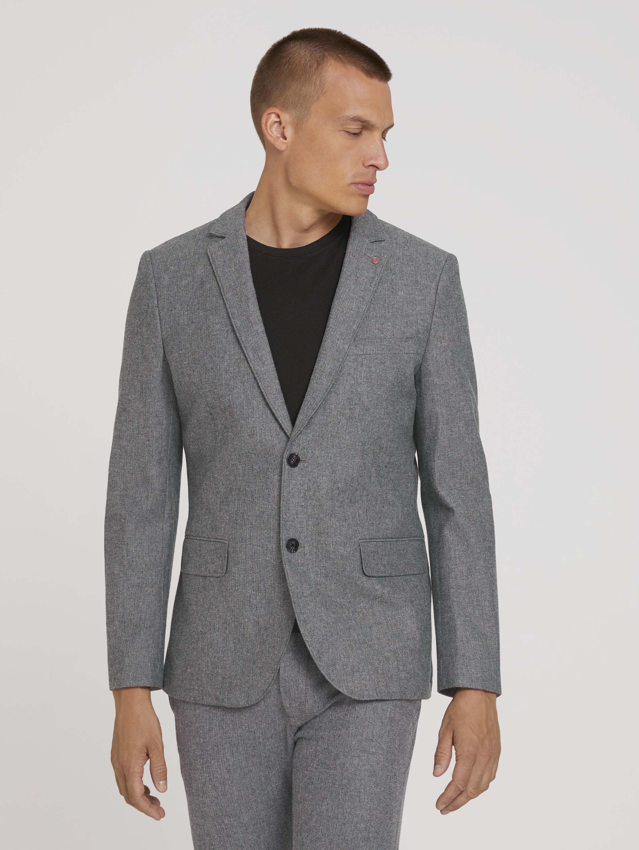 

Блейзер мужской TOM TAILOR 1027556 серый 54 RU, 1027556