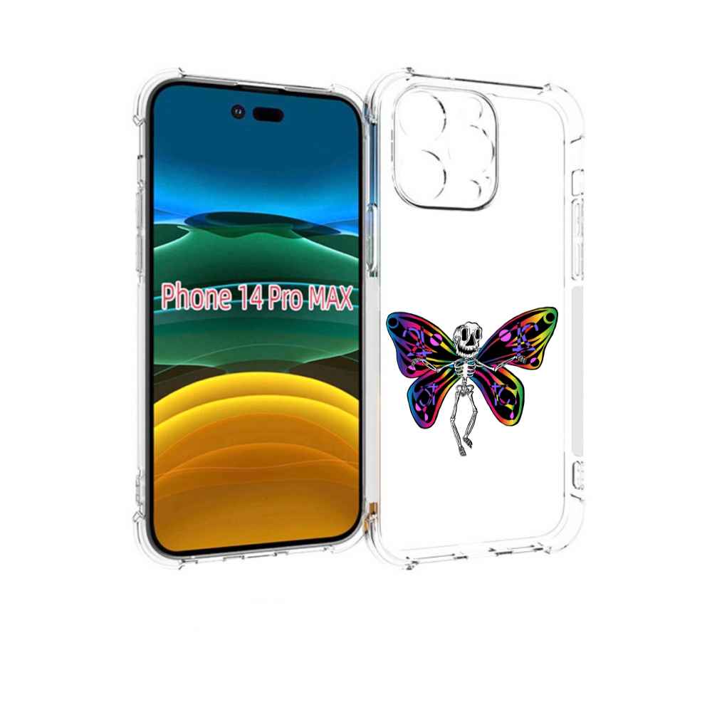 

Чехол MyPads эффект бабочки для iPhone 14 Pro Max, Прозрачный, Tocco
