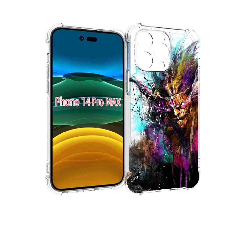 

Чехол MyPads яркий дьявол для iPhone 14 Pro Max, Прозрачный, Tocco