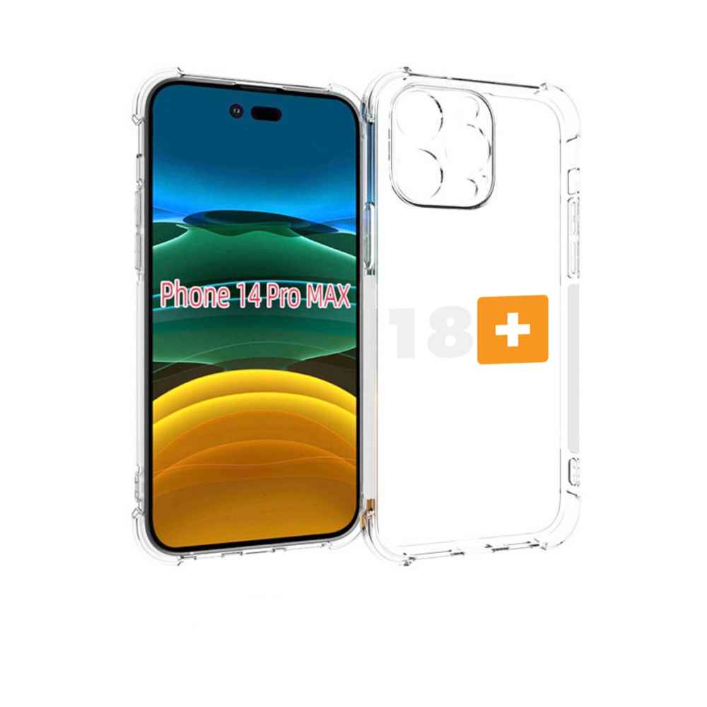 

Чехол MyPads 18+ для iPhone 14 Pro Max, Прозрачный, Tocco