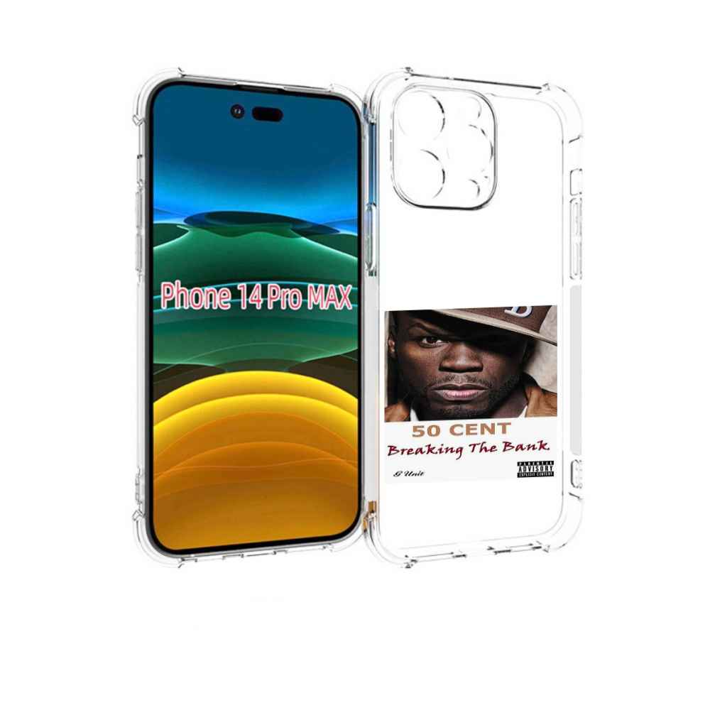 

Чехол MyPads 50 Cent - Breaking The Bank для iPhone 14 Pro Max, Прозрачный, Tocco