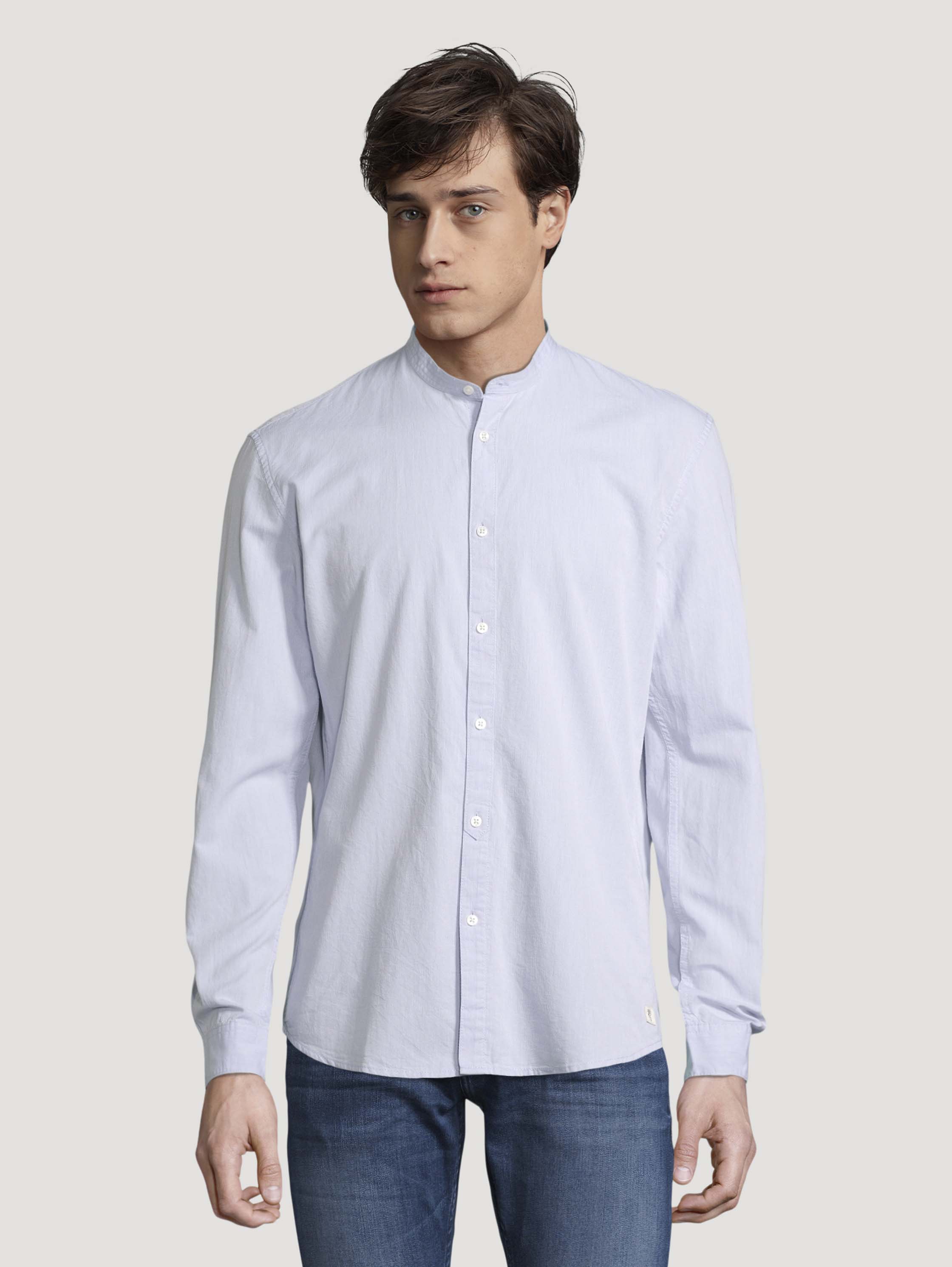 

Рубашка мужская TOM TAILOR 1026879 голубая XL