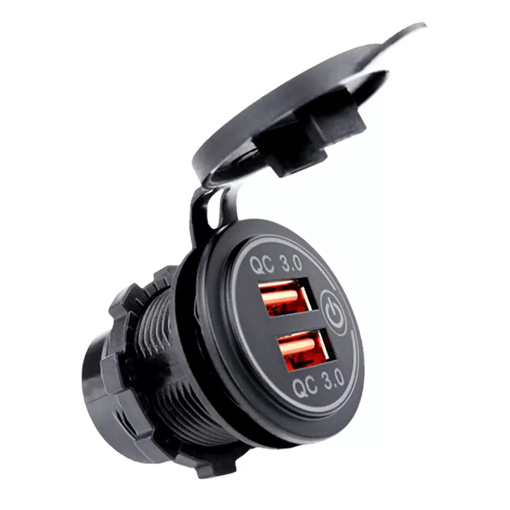 

Разъем автомобильный Recxon UFC-02 - розетка 2xUSB