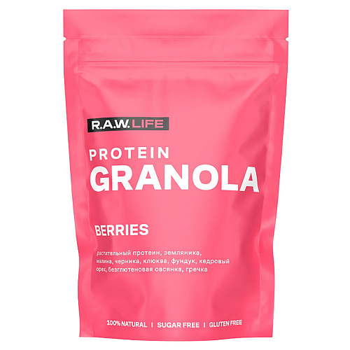 

Гранола протеиновая Raw Life PROTEIN GRANOLA BERRIES, 220 г