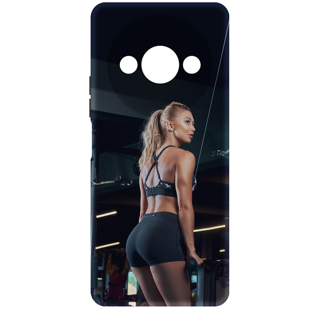

Чехол-накладка Krutoff Soft Case Шорты женские для Xiaomi Poco C61 черный
