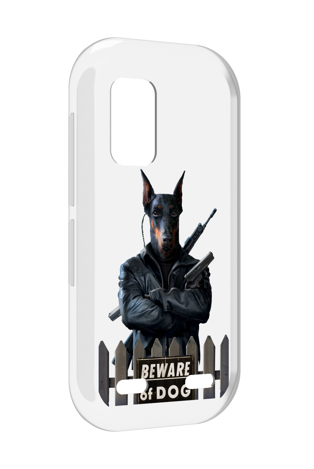 

Чехол MyPads доберман для UleFone Armor X10 / X10 Pro, Прозрачный, Tocco