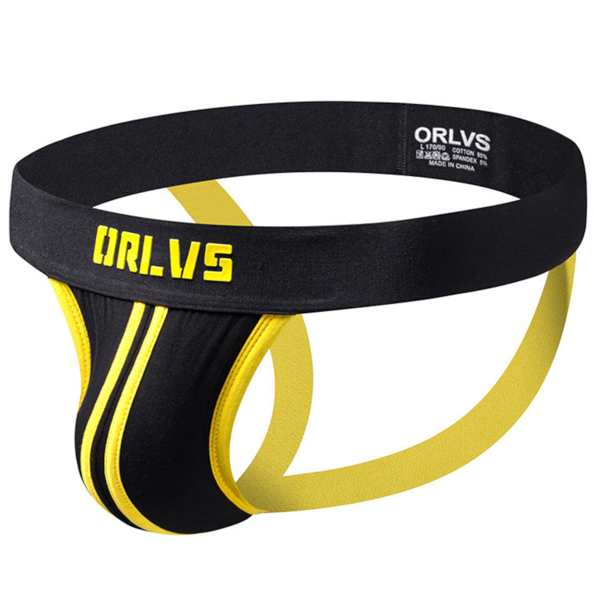 

Трусы мужские ORLVS 166 черные L, Черный, 166
