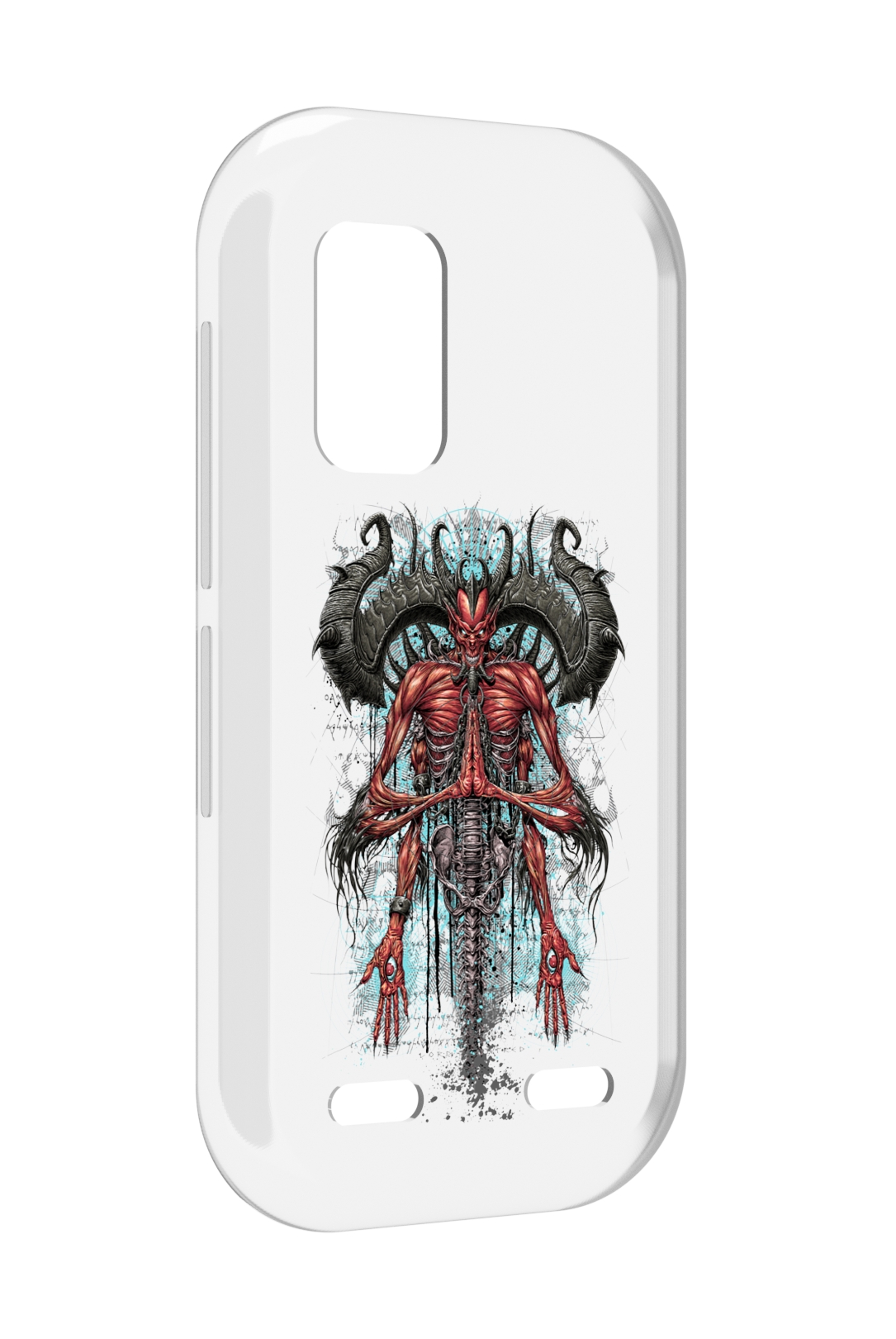 

Чехол MyPads дьявол для UleFone Armor X10 / X10 Pro, Прозрачный, Tocco