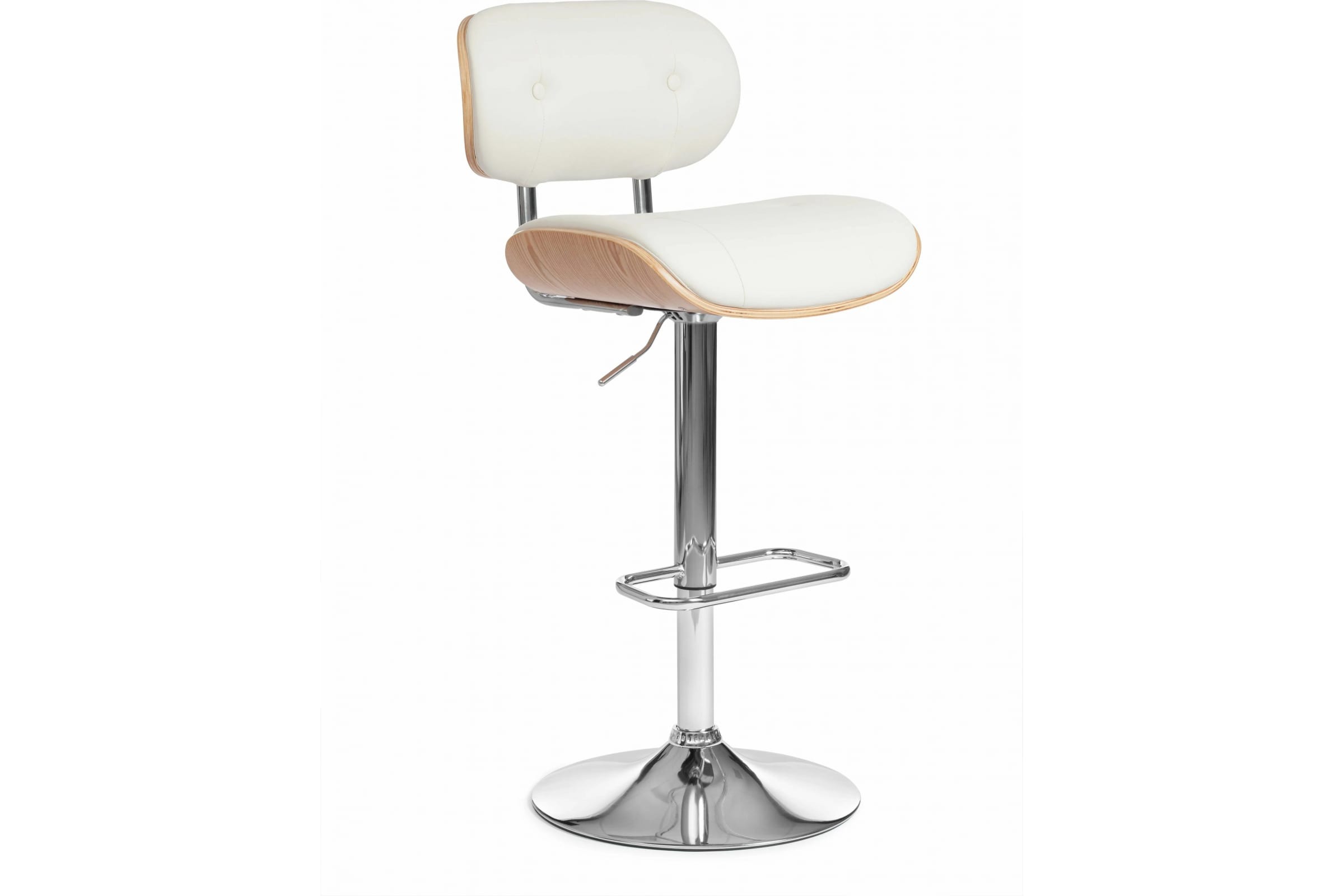 

Tetchair Барный стул DRAKAR (mod.4050) металл/дерево/экокожа, 51x56x95-116 см