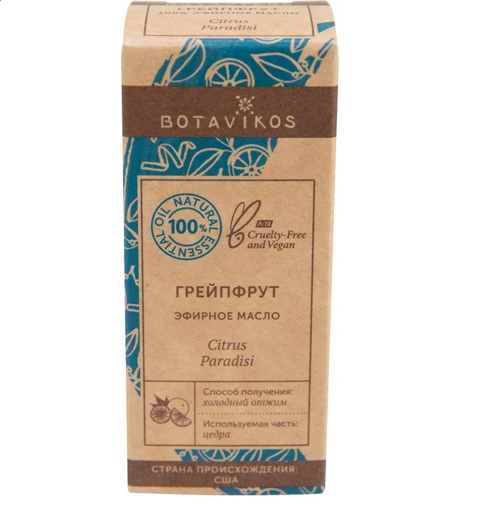 

Эфирное масло 100% Botavikos Грейпфрут, 10 мл