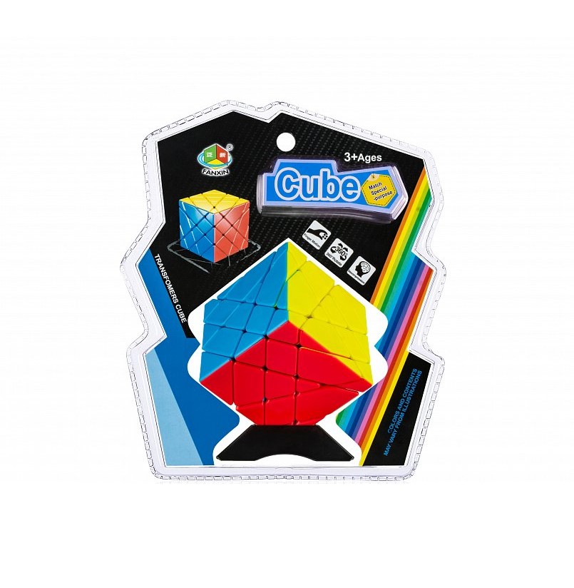 

Кубик Cube.Головоломка Transfomers cube6,5х6,5см грани в виде геомет.фигур в блист. арт.WZ