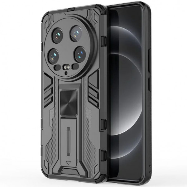 

Чехол-подставка RosCase Galvatron для Xiaomi Mi 14 Ultra, Черный