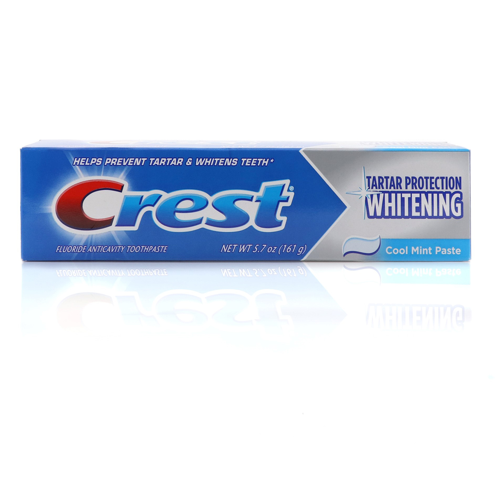 фото Отбеливающая зубная паста crest tartar protection whitening cool mint paste, 161 г