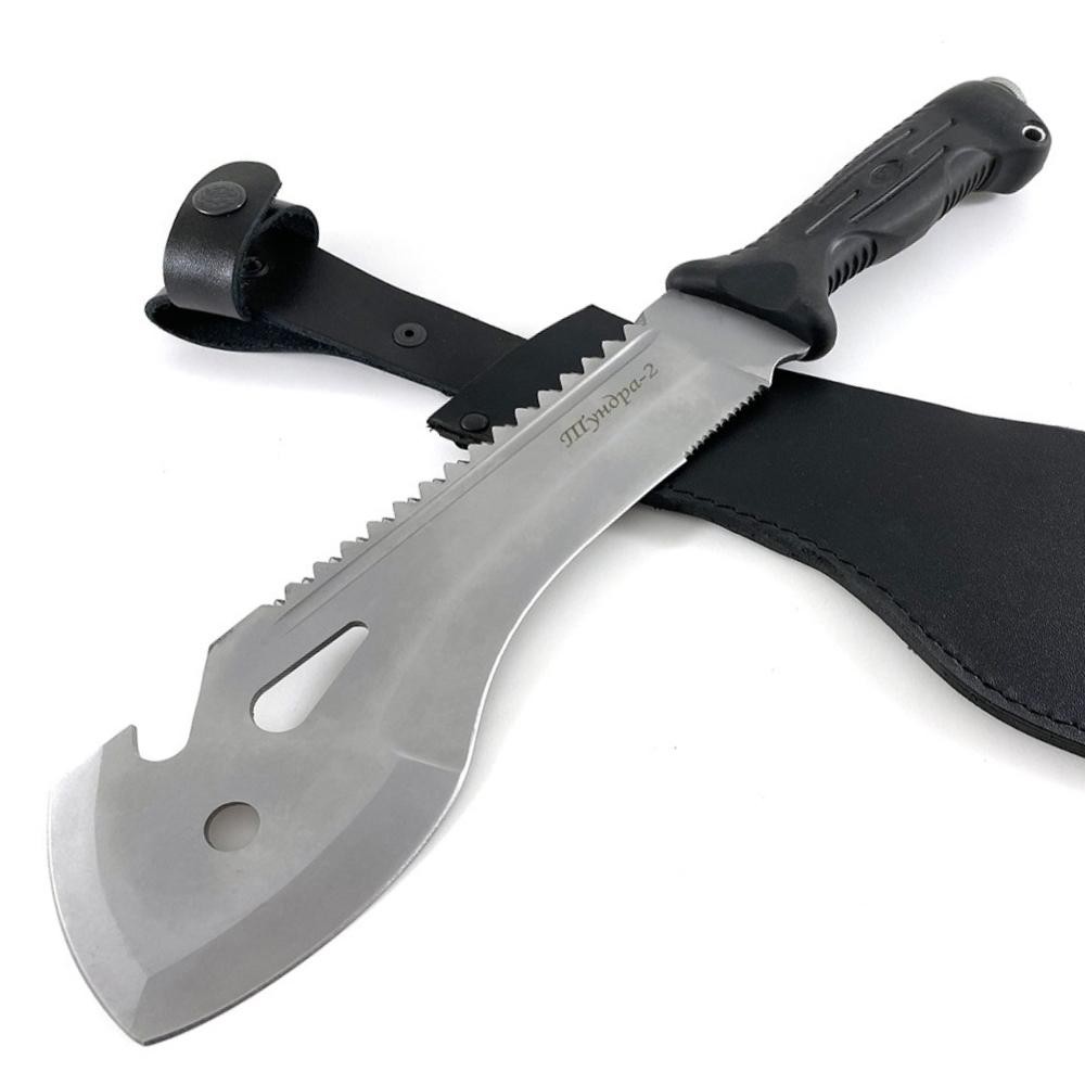 Мачете туристический нож выживания паранг Легионер Тундра 2, пила, 65Х13, клинок 25 см