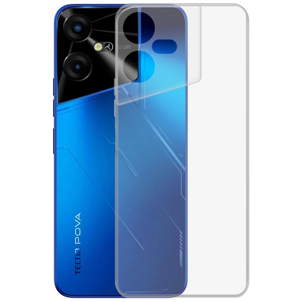 

Чехол-накладка Krutoff Clear Case для Tecno Pova Neo 3, Прозрачный
