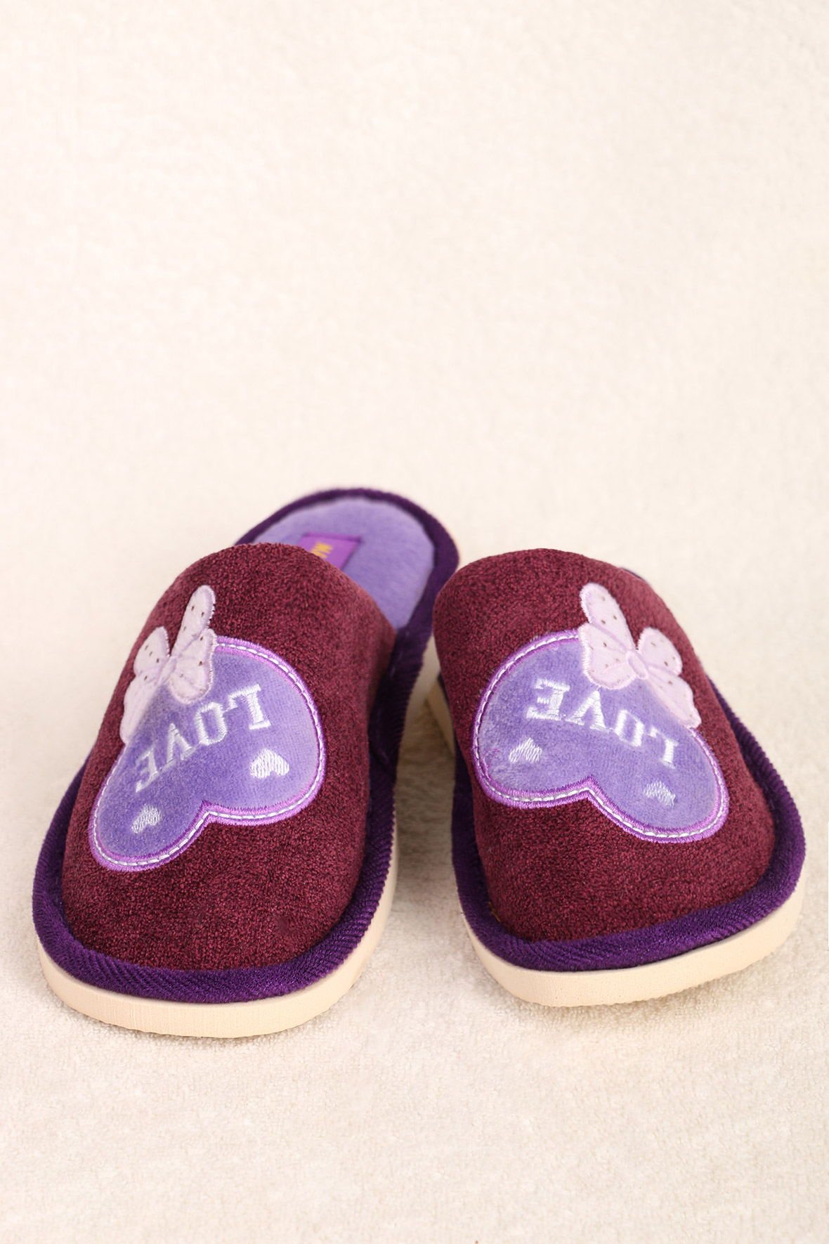 

Тапочки женские AlmondShop ТР-27 Е-5.С3 фиолетовые 41 RU, Фиолетовый, ТР-27 Е-5.С3