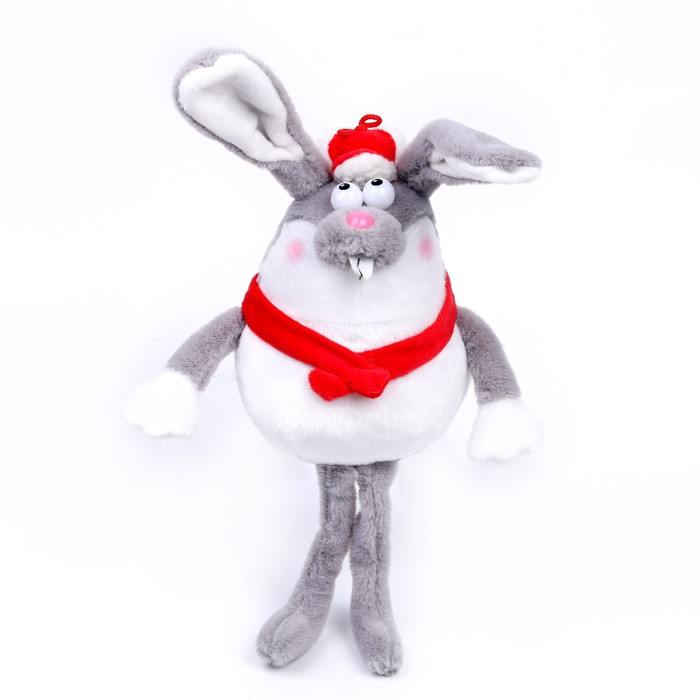 фото Мягкая игрушка теропром кролик с шарфом, 7619147
