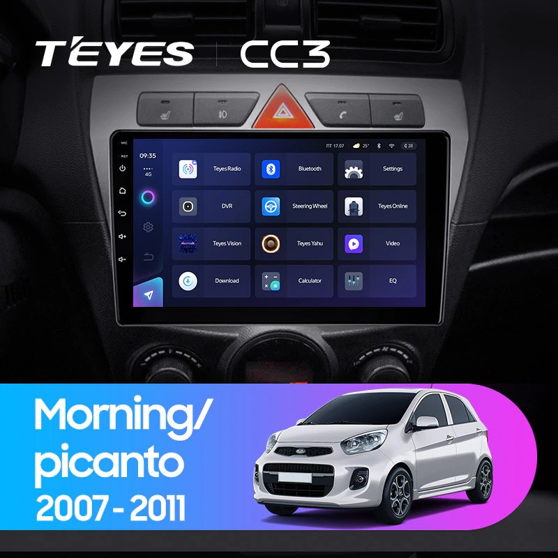 Штатная магнитола Teyes CC3 432 Kia picanto 2007-2011 3913100₽