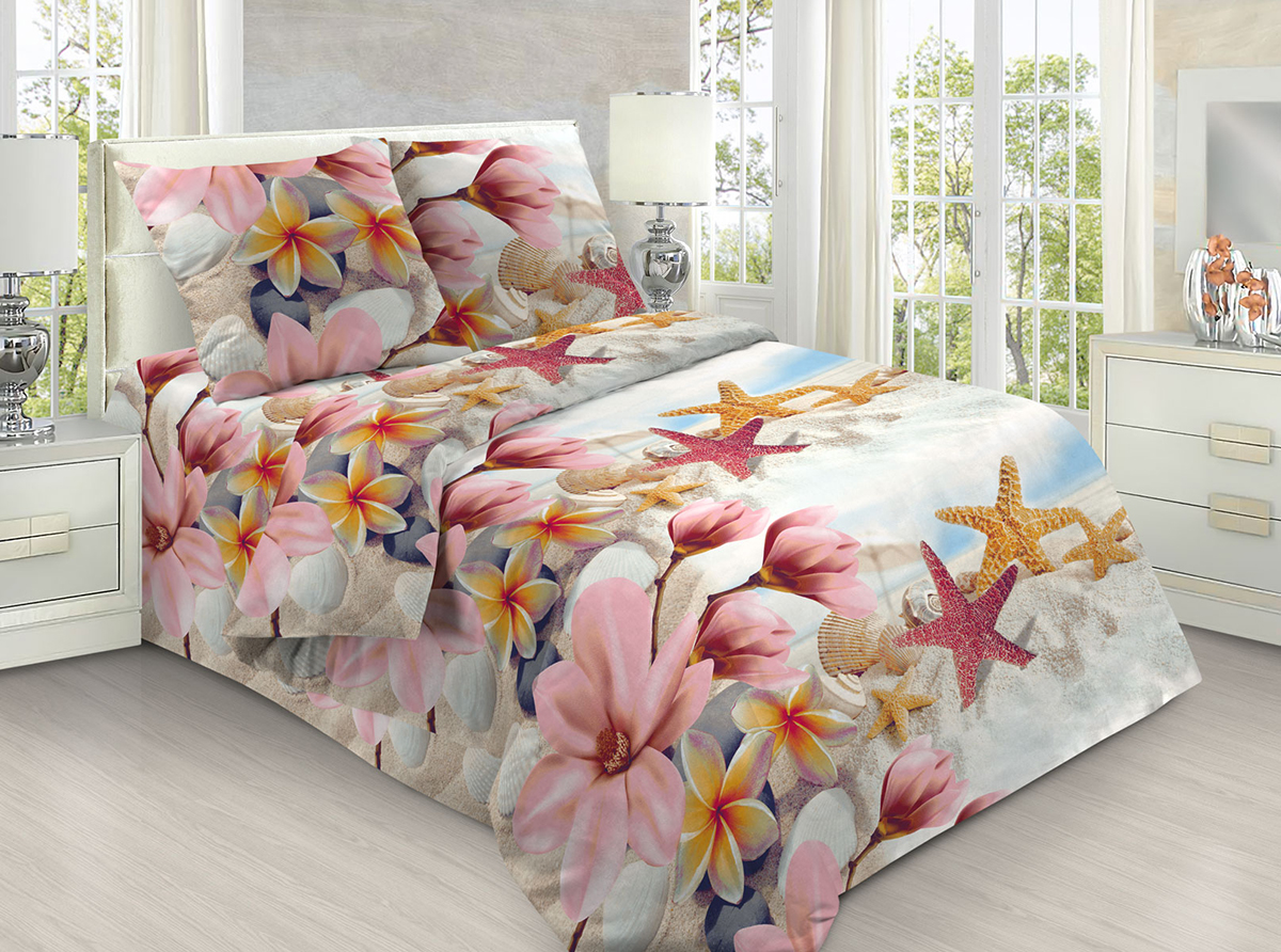 фото Наволочки mercury home «океания» 50х70 бязь
