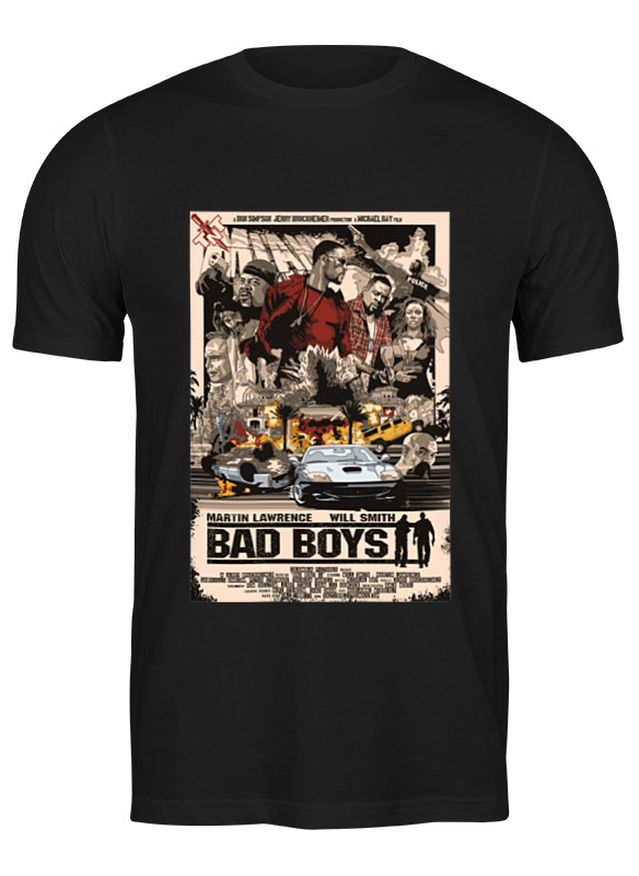 

Футболка мужская Printio Плохие парни (bad boys) черная 2XL, Черный, Плохие парни (bad boys)