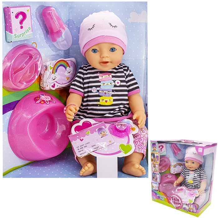 

Пупс Baby Love 029FBL функция с кнопки, с аксесс. в коробке