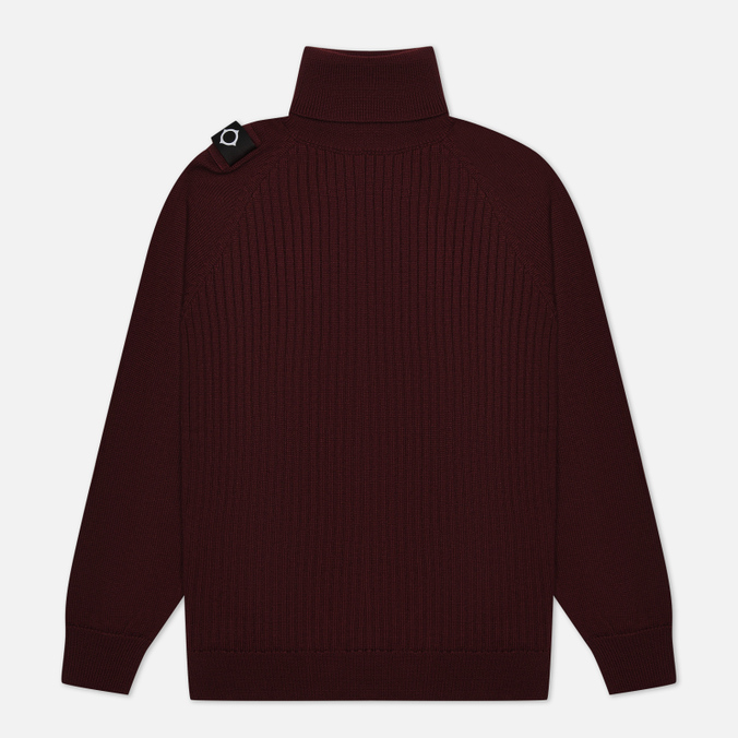 Мужской свитер MA.Strum Roll Neck бордовый, Размер L