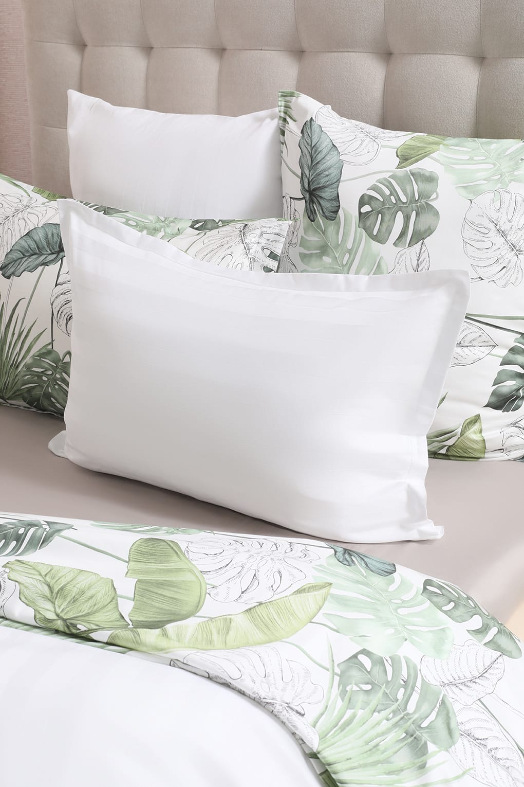 

Наволочка с ушками 50x70 21maison белый сатин 100% хлопок 715/0056160/1536