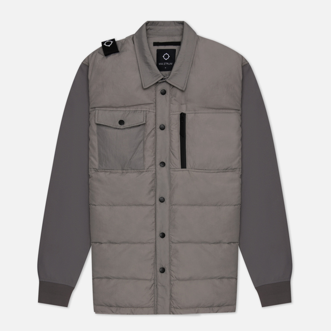 Мужская демисезонная куртка MA.Strum Softshell Down Quilt Overshirt серый, Размер L