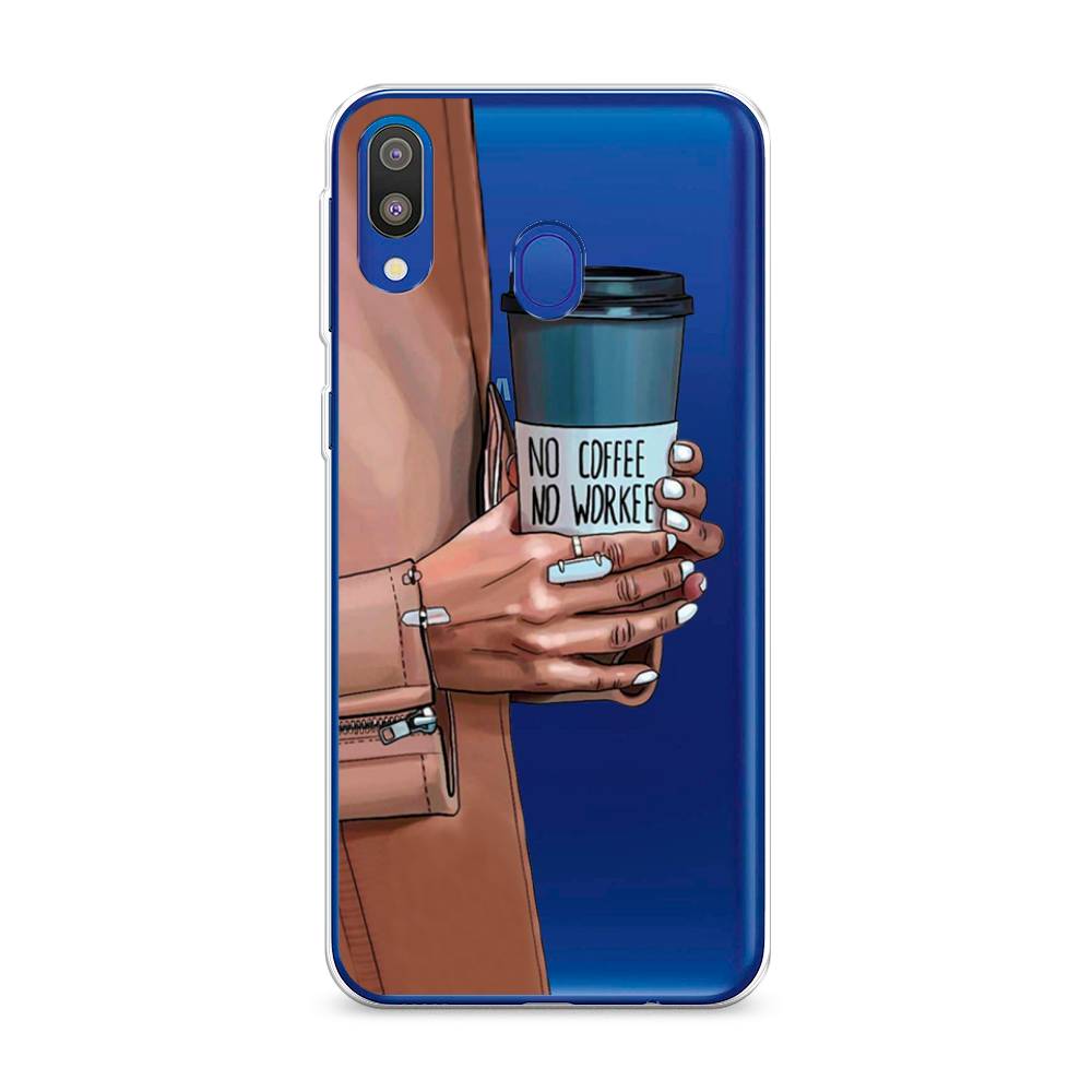 

Чехол Awog на Samsung Galaxy M20 "No coffee", Разноцветный, 27450-7