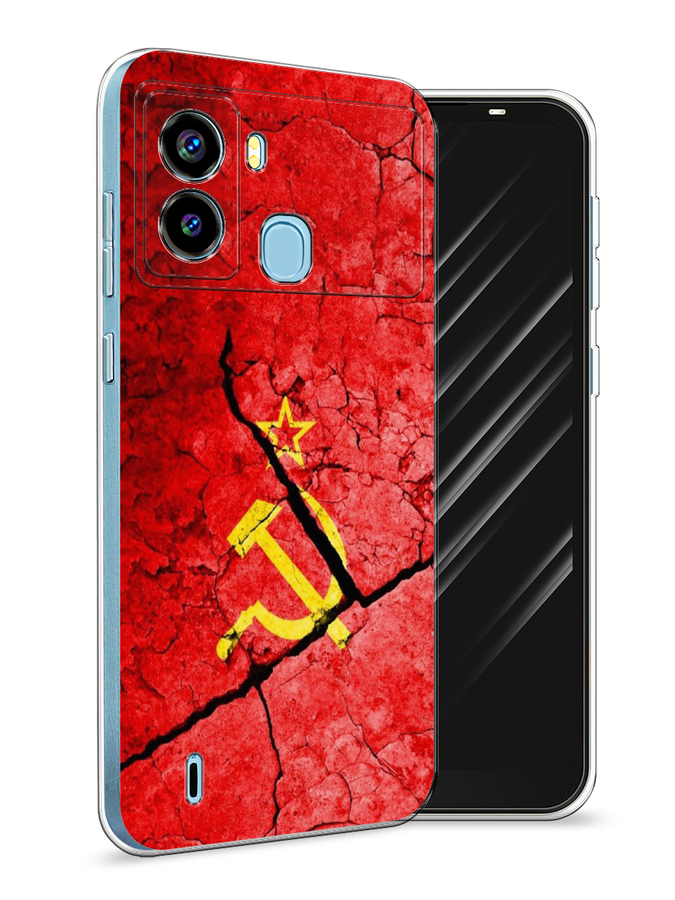 

Чехол Awog на Tecno Pop 6 "СССР", Разноцветный, 302050-5
