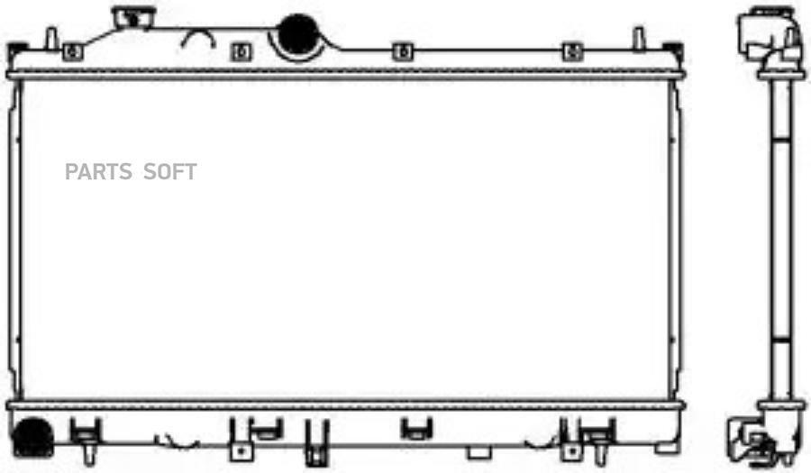 

Радиатор Subaru Forester (Sj) (12-) 34218507 Sakura арт. 34218507, 34218507