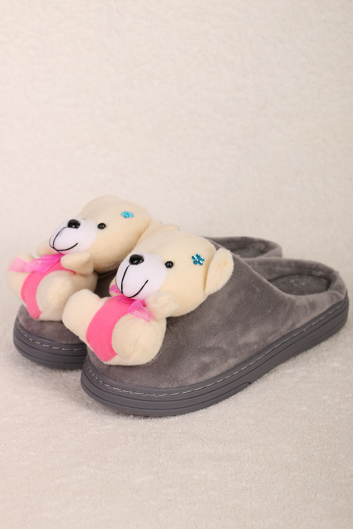 

Тапочки женские AlmondShop ТР-27 К-617.С2 серые 38 RU, Серый, ТР-27 К-617.С2