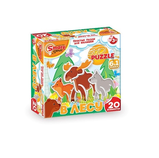 

3D пазл В лесу Smart Games