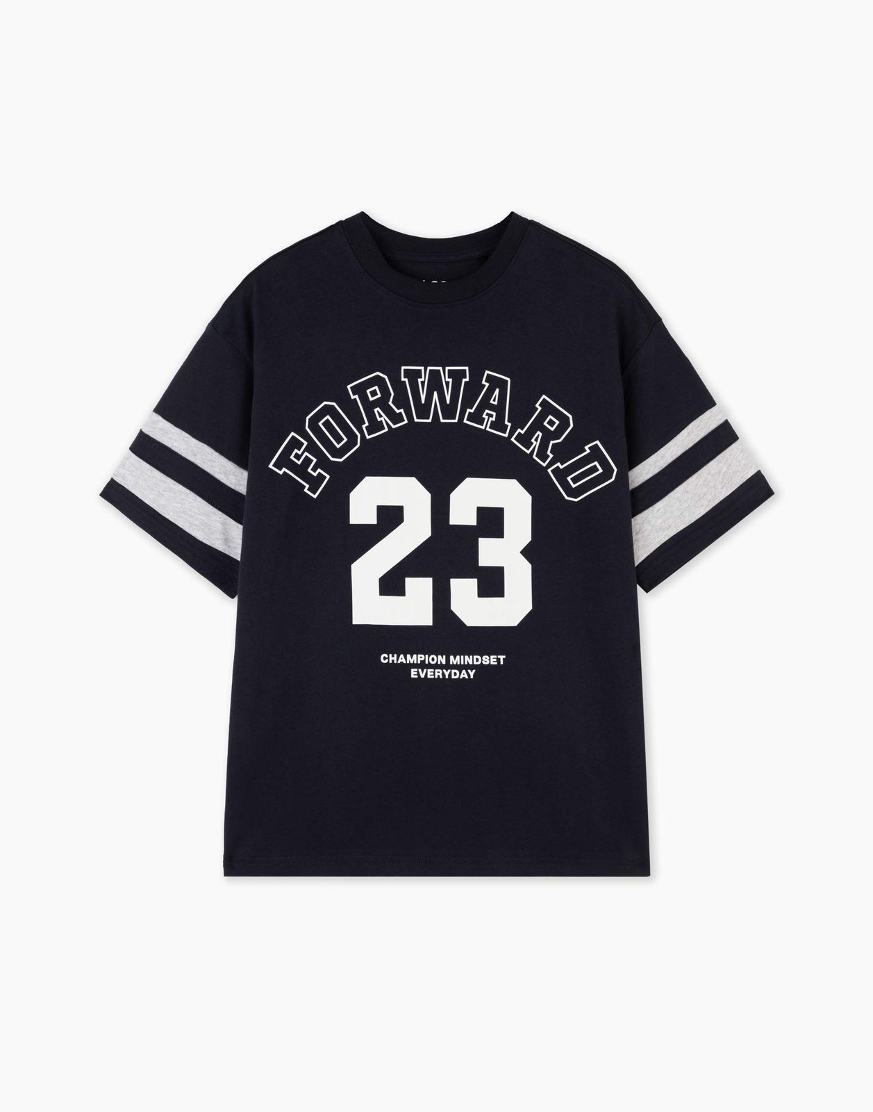 

Футболка для мальчика Gloria Jeans BKT015426 темно-синий/серый меланж 8-10л/140, BKT015426
