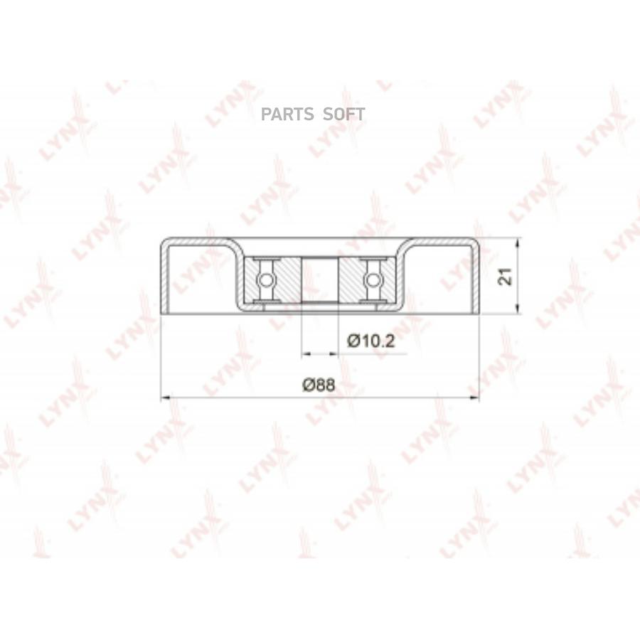 

Ролик руч.ремня TOYOTA YARIS 1.0 99-05