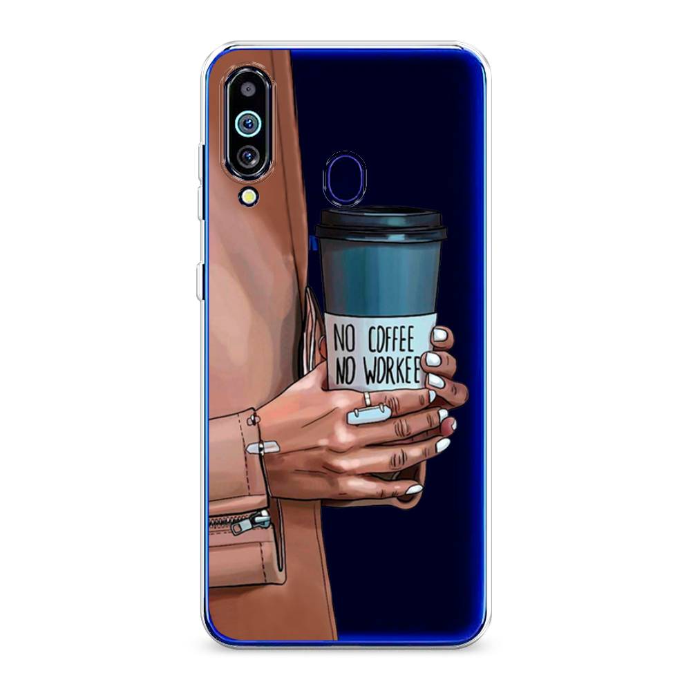 

Чехол Awog на Samsung Galaxy M40/A60 "No coffee", Разноцветный, 28750-7
