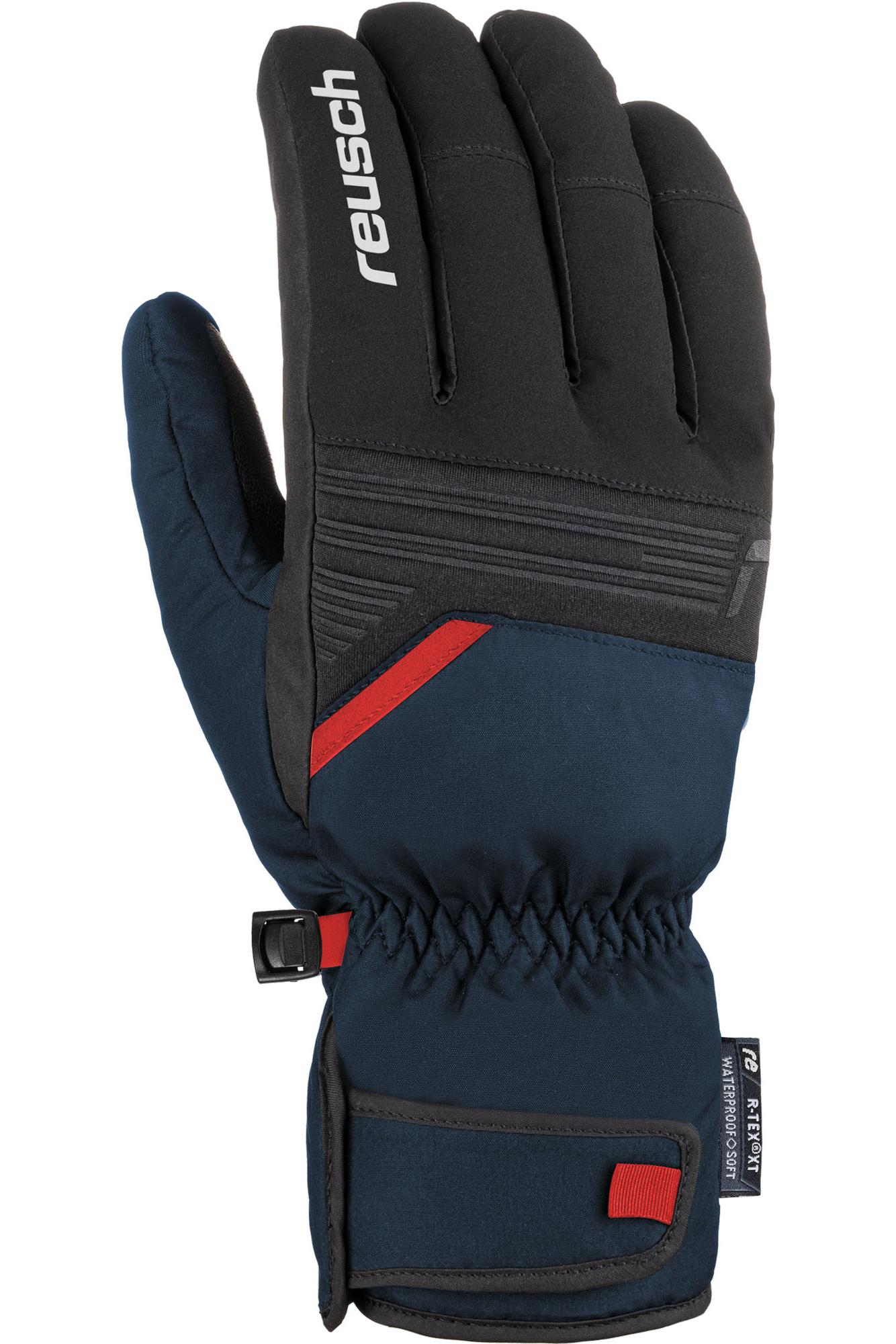 

Перчатки Reusch Bradley R-Tex Xt Dress Blue/Fire Red (Inch (Дюйм):7) 2023-24, Синий;черный, Bradley R-Tex Xt