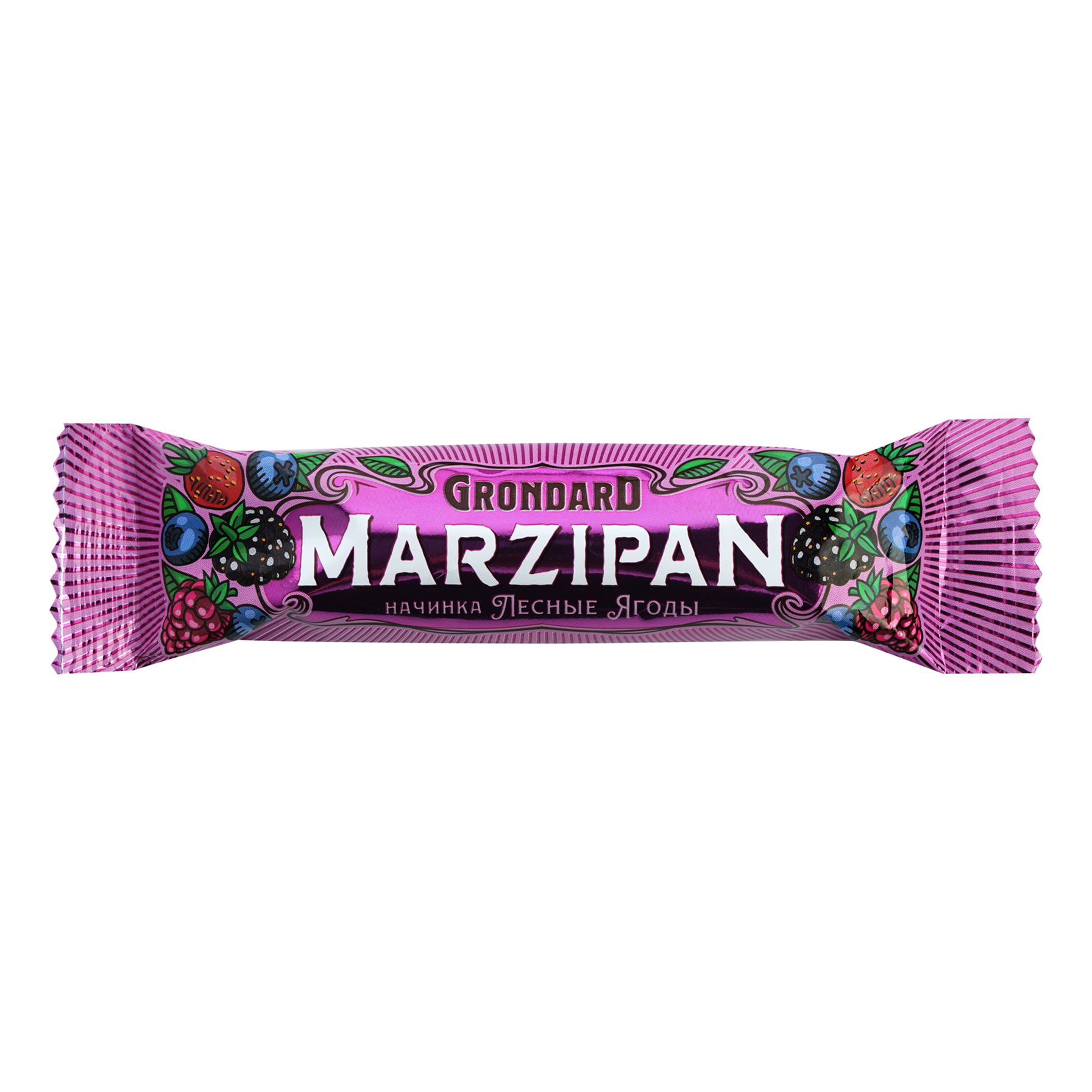 фото Батончик grondard marzipan марципановый с лесными ягодами 50 г