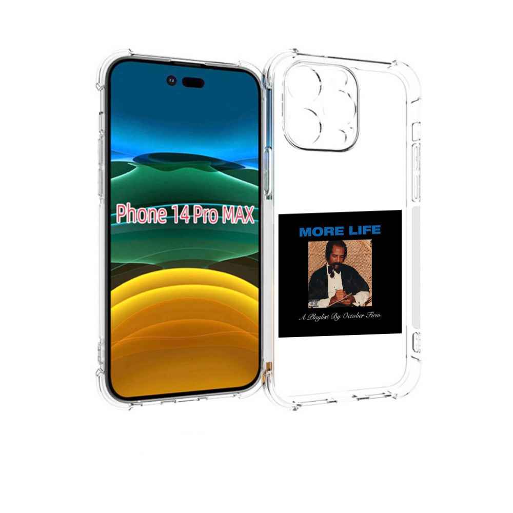 

Чехол MyPads Drake - More Life для iPhone 14 Pro Max, Прозрачный, Tocco