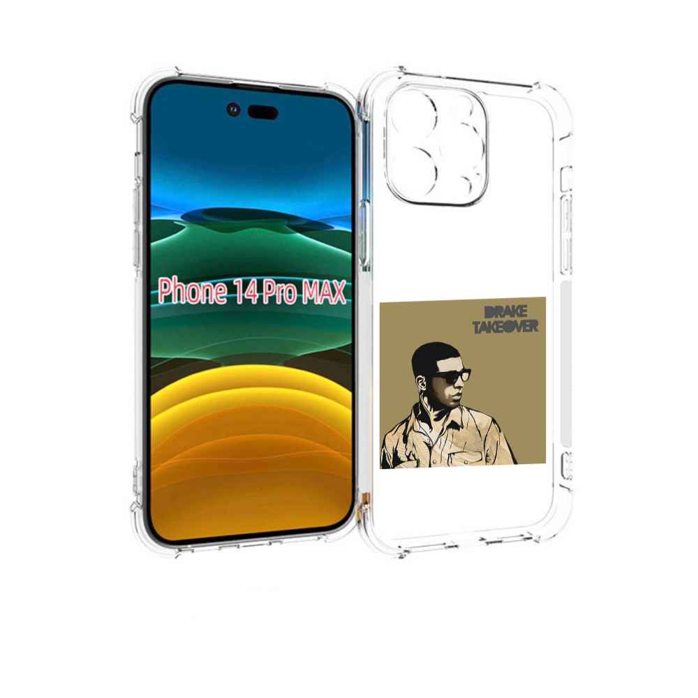 

Чехол MyPads Drake - Takeover для iPhone 14 Pro Max, Прозрачный, Tocco