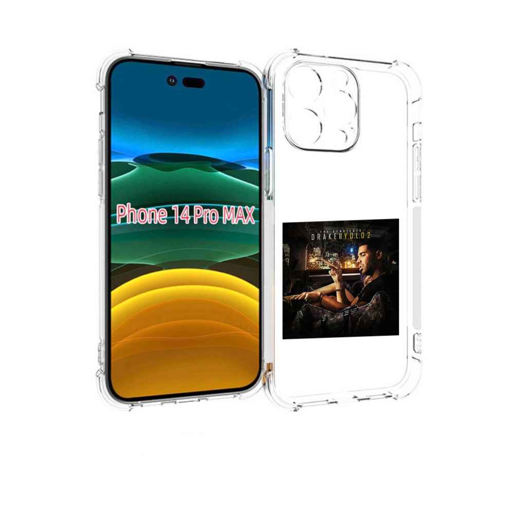 

Чехол MyPads Drake - You Only Live Once 2 для iPhone 14 Pro Max, Прозрачный, Tocco
