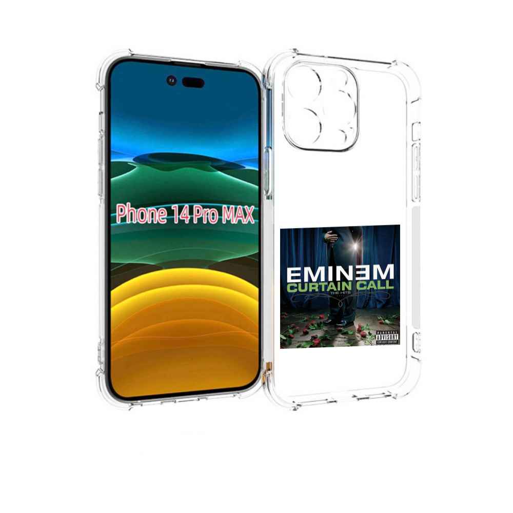 

Чехол MyPads Eminem CURTAIN CALL, THE HITS для iPhone 14 Pro Max, Прозрачный, Tocco