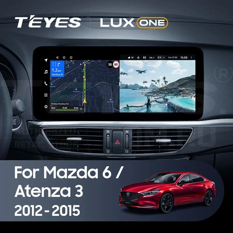 

Штатная магнитола Teyes LUX ONE 4/32 Mazda 6 GJ (2012-2015) Тип-В, Lux One