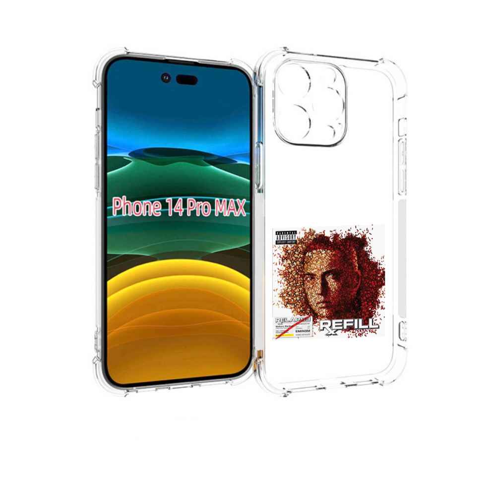 

Чехол MyPads Eminem RELAPSE, REFILL для iPhone 14 Pro Max, Прозрачный, Tocco