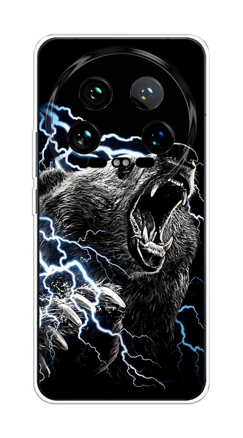 

Чехол на Xiaomi 14 Ultra "Гроза и медведь", Черный;серый;серебристый, 321850-1