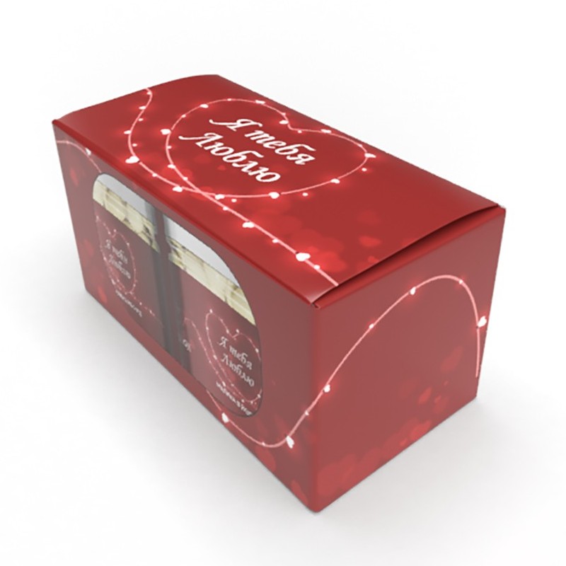 

Подарочный набор Snack Snack "Я тебя люблю", клубника и малина в глазури, 235 г