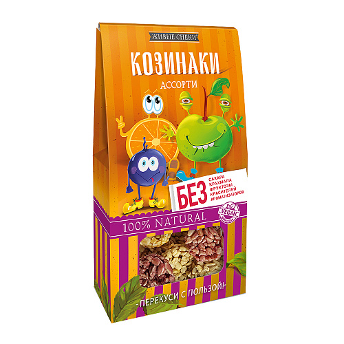 Козинаки Живые снеки Ассорти, 55 г